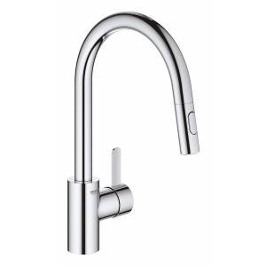 31481001 *Смеситель для мойки GROHE Eurosmart Cosmopolitan, высокий излив, хром