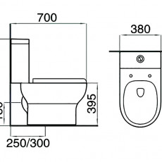 Унитаз-компакт Minotti Creo