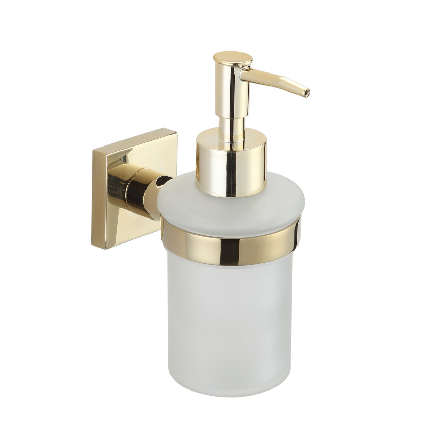 Диспенсер для жидкого мыла LUSSO Gold Cube