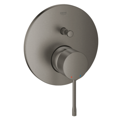 24167AL1 Внешняя часть смесителя для ванны GROHE Essence, 2 положения, темный графит матовый