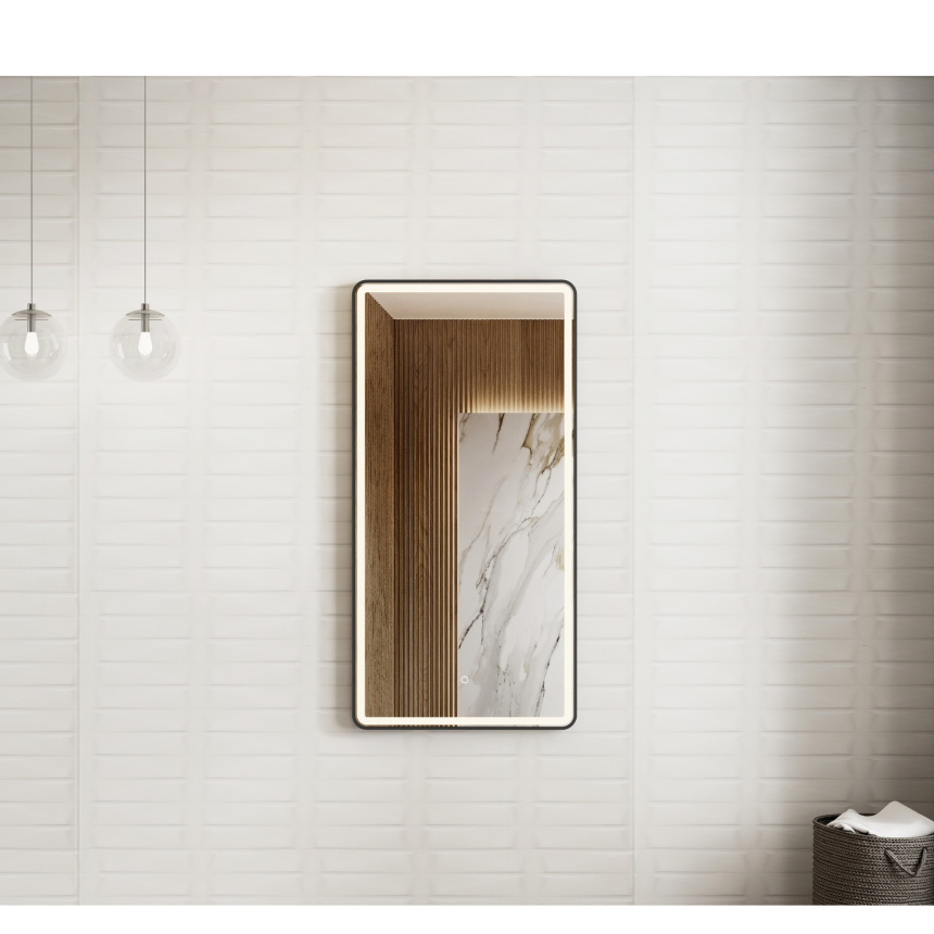 Зеркало Minotti Style Black 600*1200