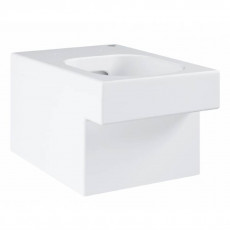 3924500H GROHE Cube Ceramic Унитаз подвесной, безободковая чаша, каскадный смыв,горизонтальный выпуск