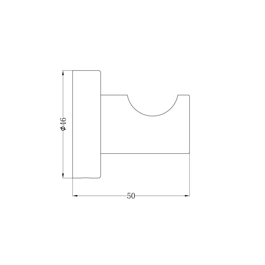 Крючок Minotti Style matt gold