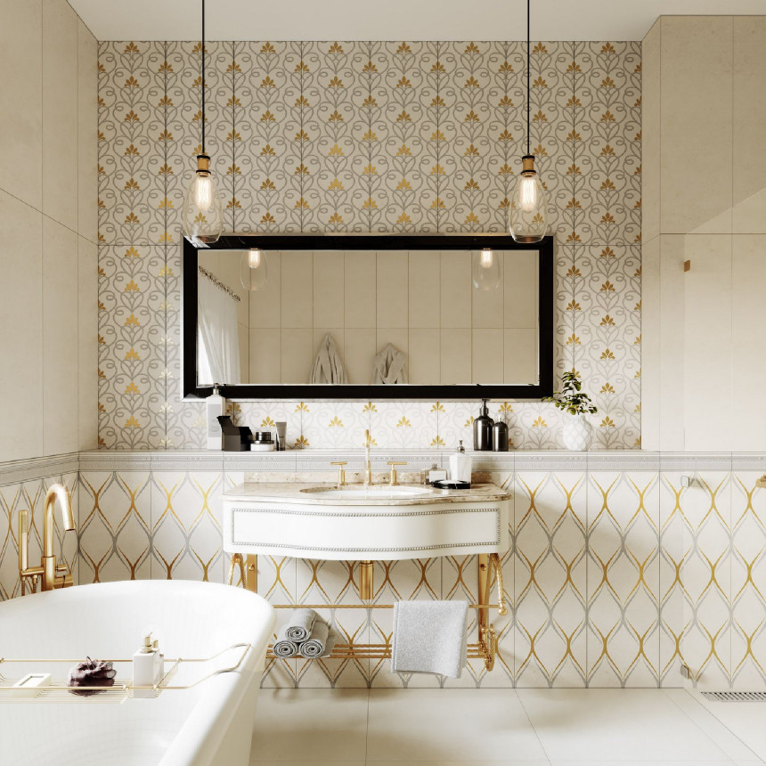 Silvia beige decor 03 Декор 300*900 РАСПРОДАЖА