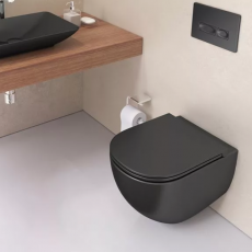 10NF02001SV Унитаз подвесной Isvea Infinity без крышки Matte Black