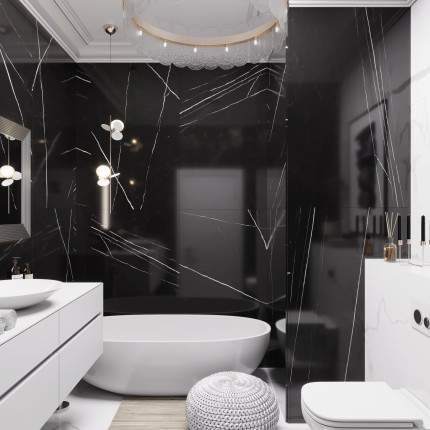 MONTEREY BLACK 750*1500 керамогранит полированный