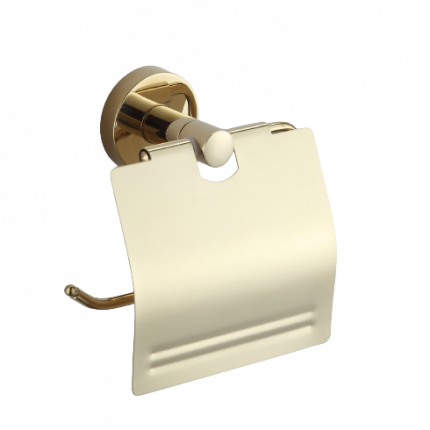 Бумагодержатель с крышкой LUSSO Gold Classic