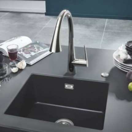 32294002 Смеситель для мойки GROHE Zedra с выдвижной лейкой, хром