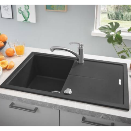 31639AP0 Мойка GROHE K400, 780 x 500 мм, черный гранит