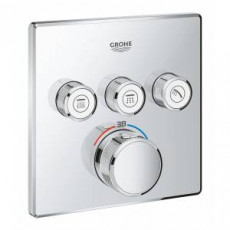 29126000 *Внешняя часть смесителя GROHE Grohtherm SmartControl на 3 выхода, хром