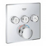 29126000 *Внешняя часть смесителя GROHE Grohtherm SmartControl на 3 выхода, хром