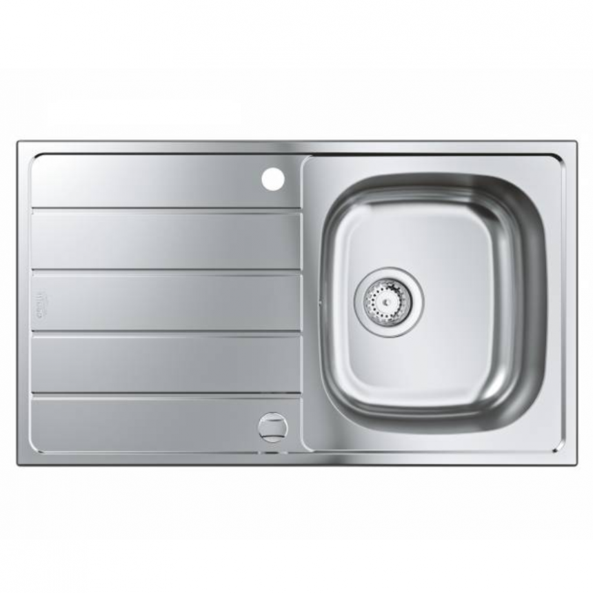 31552SD1 Мойка GROHE K200 45-S 86/50 1.0 с корзинчатым вентилем, нержавеющая сталь