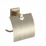 Бумагодержатель с крышкой LUSSO MattGold Cube