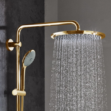 26075GL0 Душевая система GROHE Euphoria System 310 с термостатом, холодный рассвет глянец