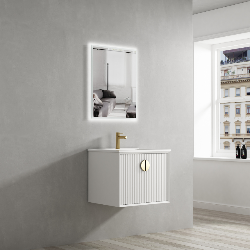 Тумба для ванной комнаты в комплекте с раковиной Minotti Bello 60см