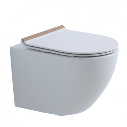 Унитаз подвесной Minotti Avanti gold border