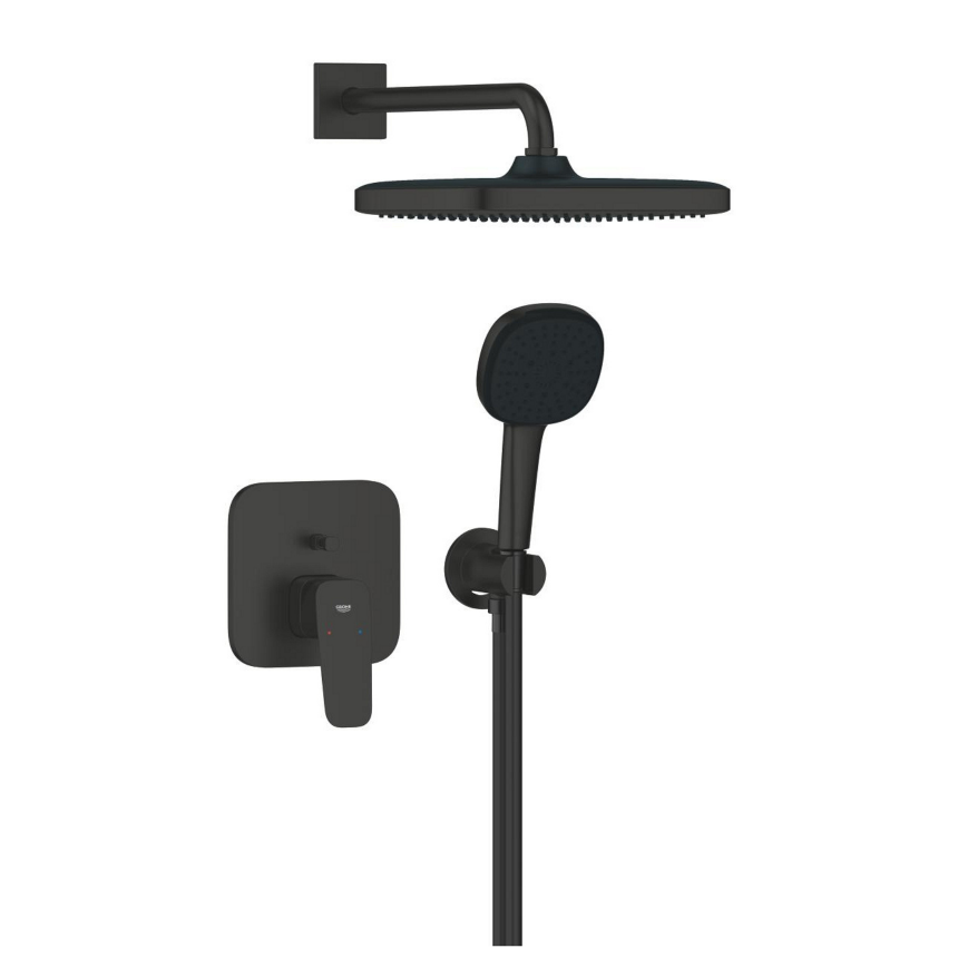 1053362430 *Набор для комплектации душа GROHE Cubeo 250, матовый чёрный