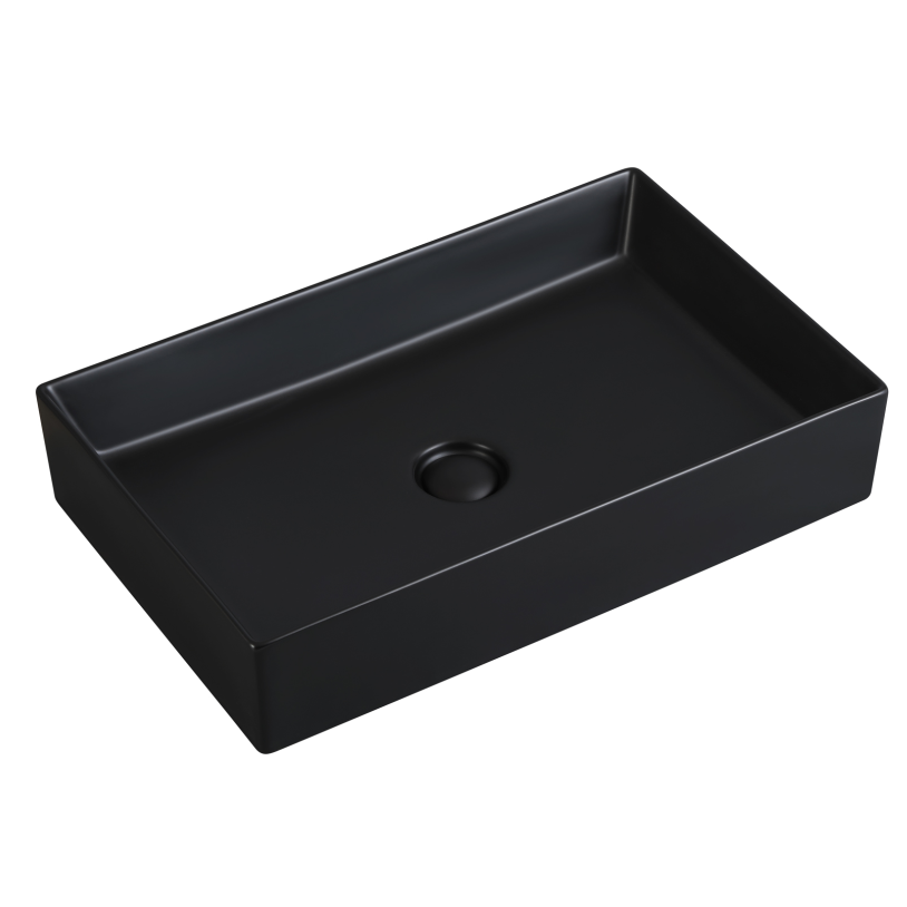 Раковина накладная Minotti Lavello matt black