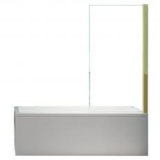 Шторка для ванны Minotti Vetro  1000*1400 gold