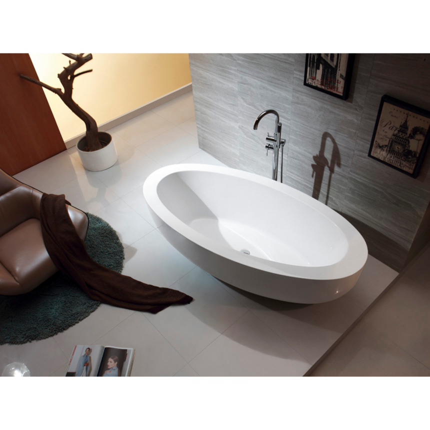 Отдельностоящая акриловая ванна Minotti Viola 1840*875