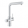30588000 Смеситель для мойки GROHE Blue Pure Minta, хром
