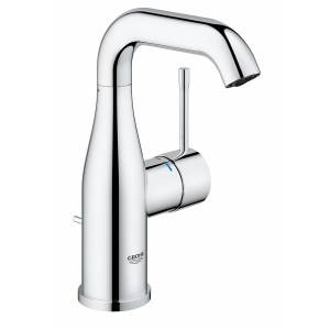 23462001 Смеситель для раковины GROHE Essence+ с донным клапаном, M-size, хром