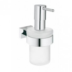 40756001 *Дозатор жидкого мыла с держателем GROHE Essentials Cube, хром