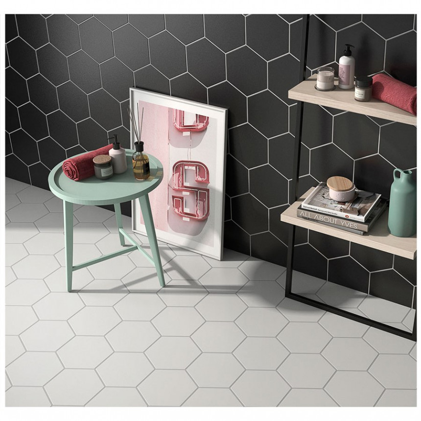 SOLID BLACK 25,8x29 керамогранит матовый