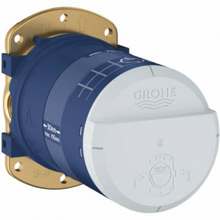 26484000 GROHE  Встраиваемая часть верхнего душа с душевым кронштейном, с ограничением расхода воды 9