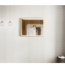 Зеркало Minotti Ilana Gold 700*900