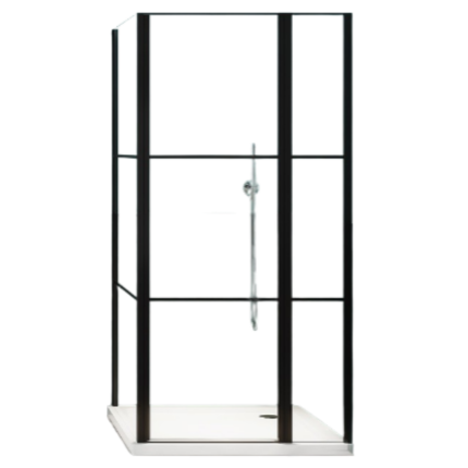 Душевое ограждение Minotti Line 900*900 Black