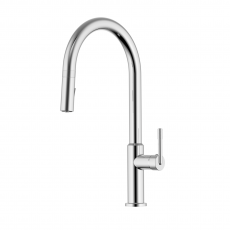 Смеситель для кухни с выдвижной лейкой Minotti Atrio chrome