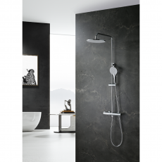 Душевая система с термостатом Minotti Unico Chrome