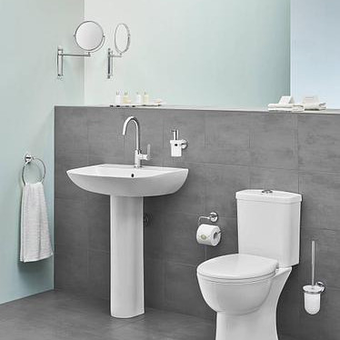39425000 Пьедестал GROHE Bau Ceramic, альпин-белый
