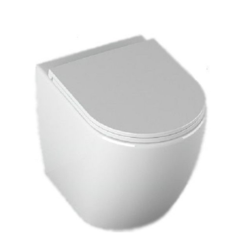 10SM10004SV Унитаз приставной Isvea Sentimenti Neo White без крышки