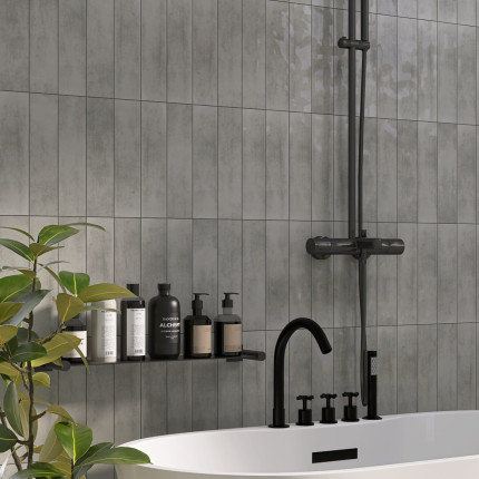 Керамическая плитка M7532P1 light grey glossy