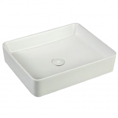 Раковина накладная Minotti Quadro matt white