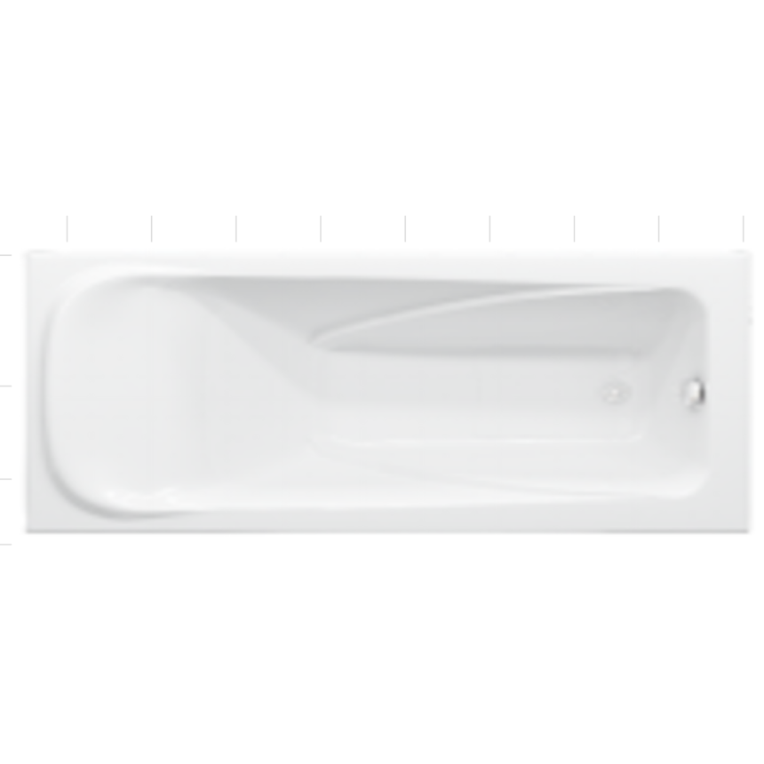 Ванна прямоугольная акриловая LUSSO Eco City 170*70