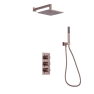 Душевая система скрытого монтажа с термостатом Minotti Style Lux brushed bronze