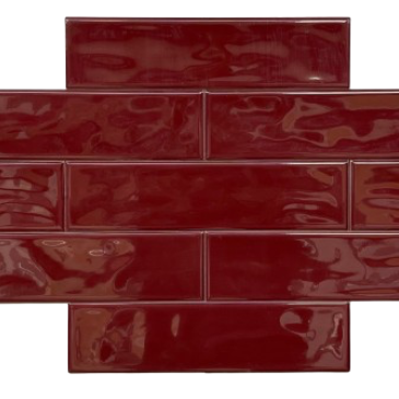 Керамическая плитка M75317H wine red glossy