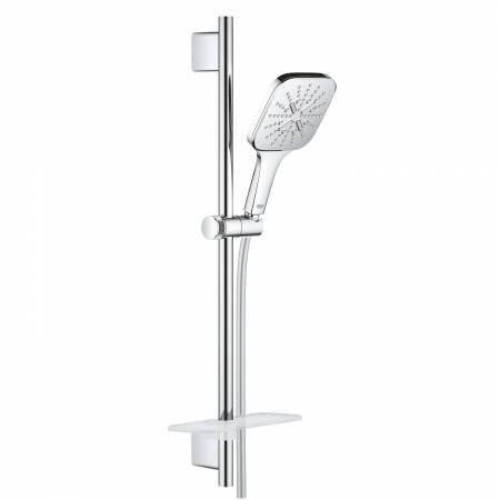 26583000 GROHE Rainshower SmartActive Душевой гарнитур  130 Cube, 3 вида струй, хром