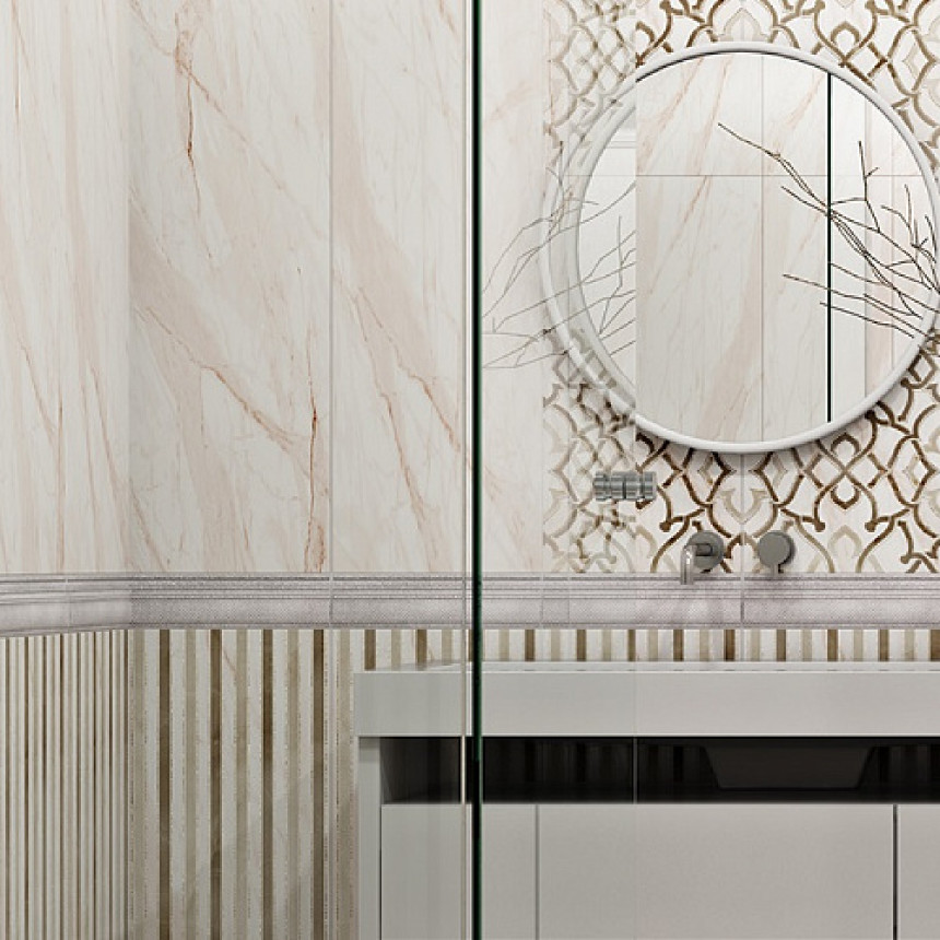 Dynamic white border 02 Бордюр 300*80 РАСПРОДАЖА