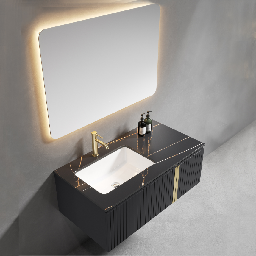 Тумба для ванной комнаты в комплекте с раковиной Minotti Deluxe 100см