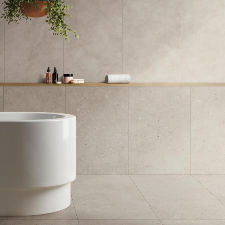 FlakeCement кремовый 600*1200 R10AP керамогранит матовый