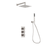 Душевая система скрытого монтажа с термостатом Minotti Style Lux brushed nickel