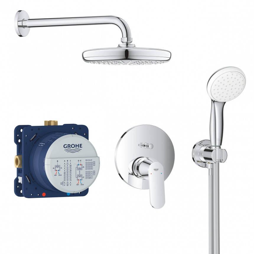25219001 *Набор для комплектации душа GROHE Eurosmart Cosmopolitan 210, хром