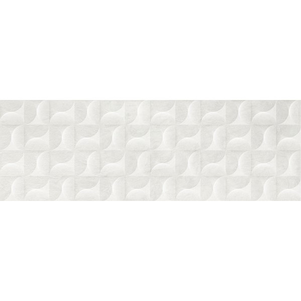 Lauretta white wall 04 Плитка облицовочная рельефная  300*900 РАСПРОДАЖА
