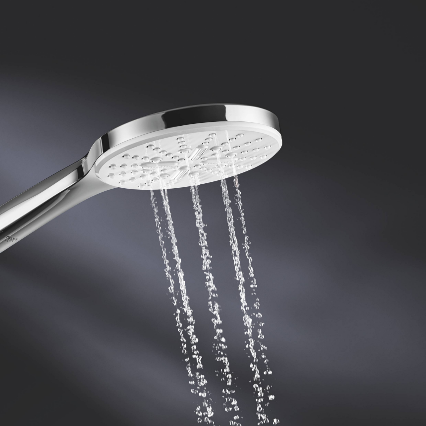 26574LS0 Ручной душ GROHE Rainshower SmartActive 130, 3 вида струй, белая луна