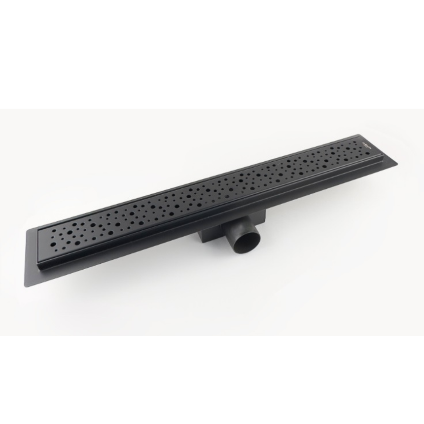 67101970 Душевой трап из нержавеющей стали SS304 боковой Asua armatur LAGO 600*70*67mm черный