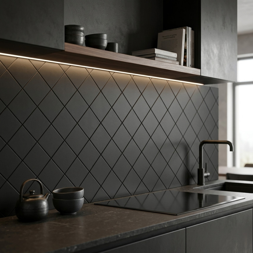 Керамическая плитка M1107Y 100*100 matt black